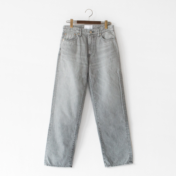 Jade UP120301 12ozセルヴィッチストレートデニム GRY