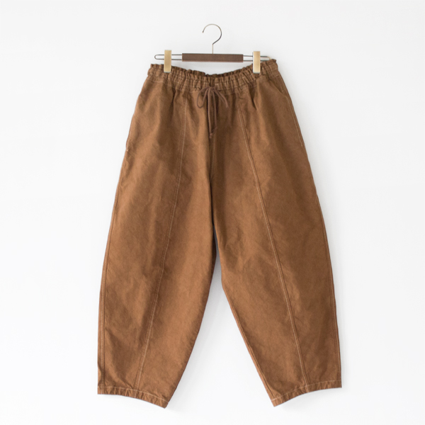 コットンバルーンパンツ(ANIMAL BROWN)