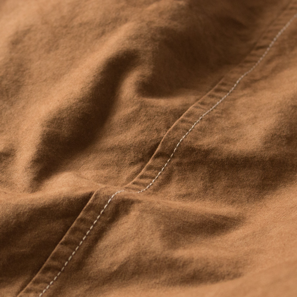 硫化染料を使った製品染め(ANIMAL BROWN)