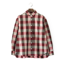 コットンブロックチェック 長袖シャツ
