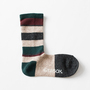 MEN MULTI STRIPE WOOL CREW SOCKS
