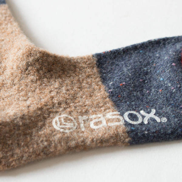 rasoxのロゴ入り(モカベージュ)