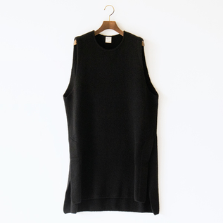 エクストラファインウール ロングニットベスト