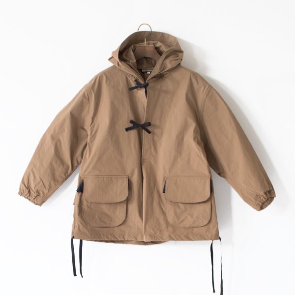 バックプリーツアノラックパーカー(BROWN)