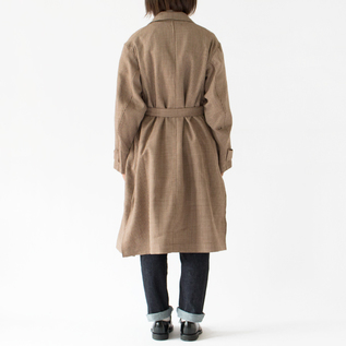 付属ベルトを結んで(163cm・BROWN)
