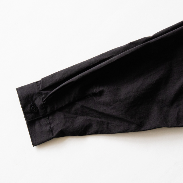 シャツドレス 袖(INK BLACK) シャツドレス 袖(INK BLACK)