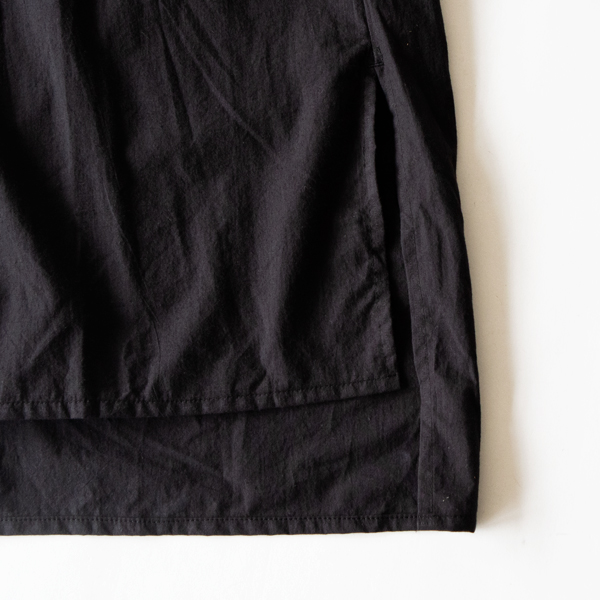 シャツドレス 裾(INK BLACK) シャツドレス 裾(INK BLACK)