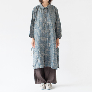 [Vlas Blomme]Cotton Linen Canvasワンピース Vlas Blomme｜Washed Linen Hempワンピース（Off White）｜通販
