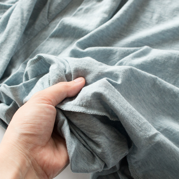 ふんわりとした柔らかな生地(BLUE GRAY) ふんわりとした柔らかな生地(BLUE GRAY)