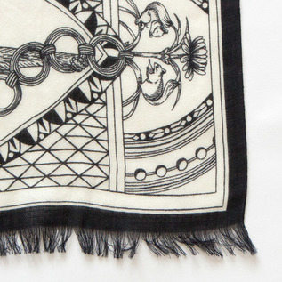 イヌイエディションズ ウールス トール 美品 ウールストール BAROCCO／INOUI EDITIONS（イヌイ エディションズ