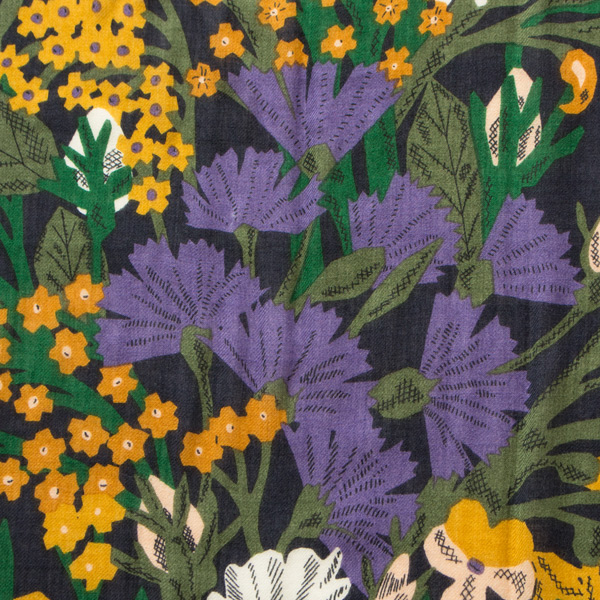 ぽってりとしたフォルムに線画を組み合わせた花々(FOREST) ぽってりとしたフォルムに線画を組み合わせた花々(FOREST)