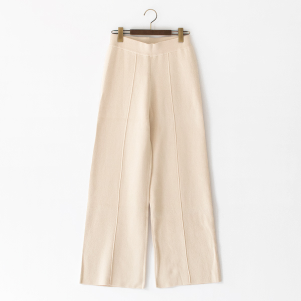 クラシックニットパンツ(OFFWHITE)
