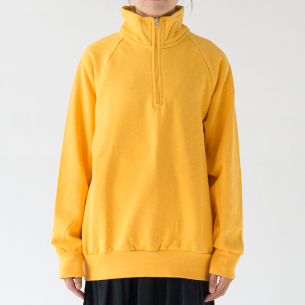 ハーフジップジャージトップ GIALLO-M(身長163cm)