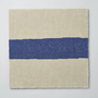 【受発注】ウールカーペット WOOLTILE LINE ブルー　※11月中旬以降発送