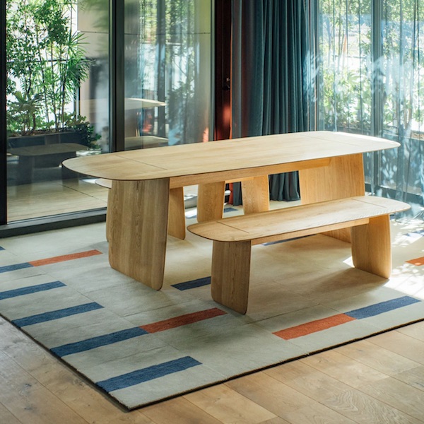 オレンジ（1LINE）＋ブルー（1LINE）＋オフホワイト プレーン