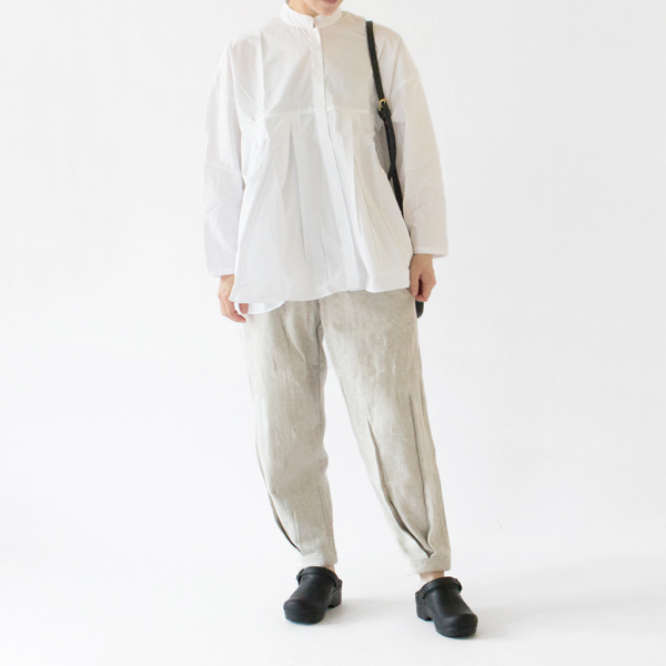 裾のつまみがコーディネートの引き締め役に(WHT・身長162cm) 裾のつまみがコーディネートの引き締め役に(WHT・身長162cm)