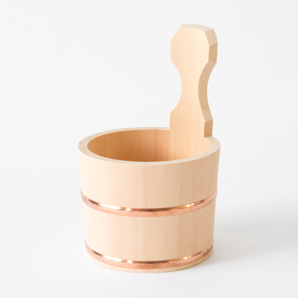 ひのき湯桶(片手汲み桶15cm) ひのき湯桶(片手汲み桶15cm)