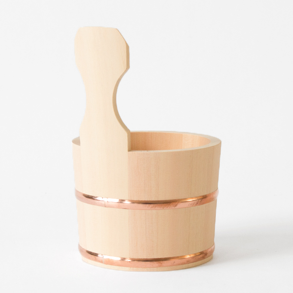 ひのき湯桶(片手汲み桶15cm) ひのき湯桶(片手汲み桶15cm)