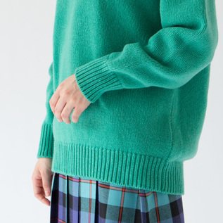 SOFT LAMB WOOL KNIT MINT／YONETOMI NEW BASIC / Shop ZUTTO for the