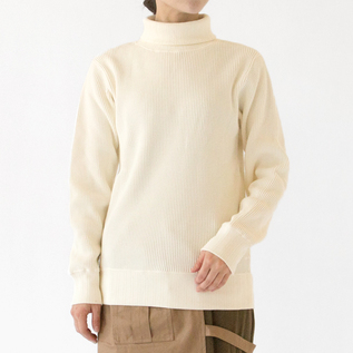 ヘッドワールドカップル ベルズ スーパーヘビーワッフル タートルネック／Healthknit（ヘルスニット