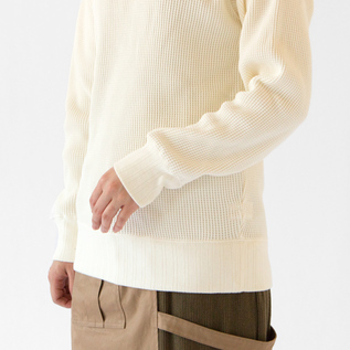 スーパーヘビーワッフル タートルネック／Healthknit（ヘルスニット