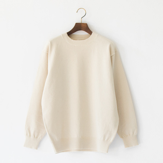 カシミヤニット RIGID CASHMERE KNIT RAW／YONETOMI NEW BASIC（ヨネ
