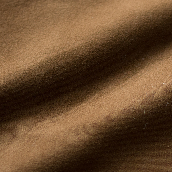 表も裏も起毛させながら織り上げられた生地(BROWN) 表も裏も起毛させながら織り上げられた生地(BROWN)