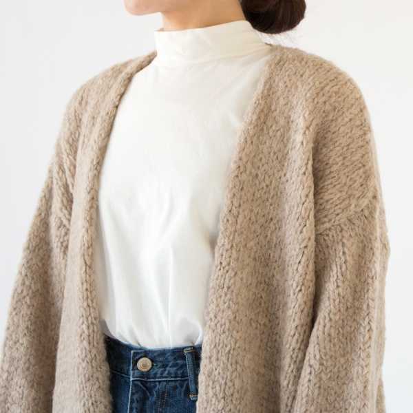 ボタンのないデザイン(BEIGE、身長162cm) ボタンのないデザイン(BEIGE、身長162cm)