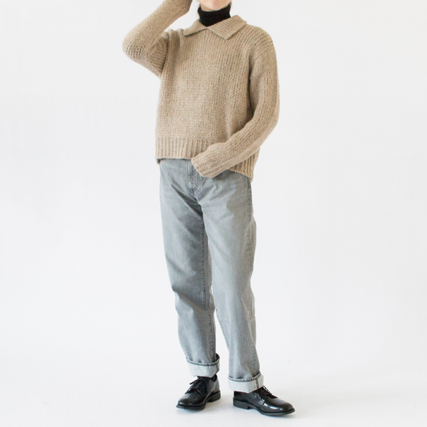 タートルネックと合わせて(BEIGE、身長162cm) タートルネックと合わせて(BEIGE、身長162cm)