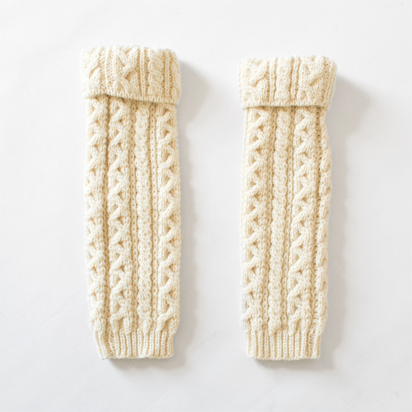 ケーブルレッグウォーマー(ARAN)