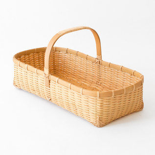 公長齋小菅 カゴバッグ 竹かごバッグ 透かし網代/木綿 - 竹籠バッグ - 定番商品 - 公