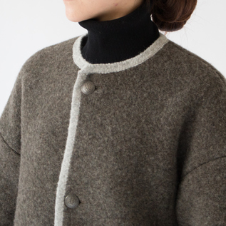 rier 23aw チロリアンジャケット sizeL チロリアンジャケット ROUNDNECK OVERSIZE／STAPF（シュタップ