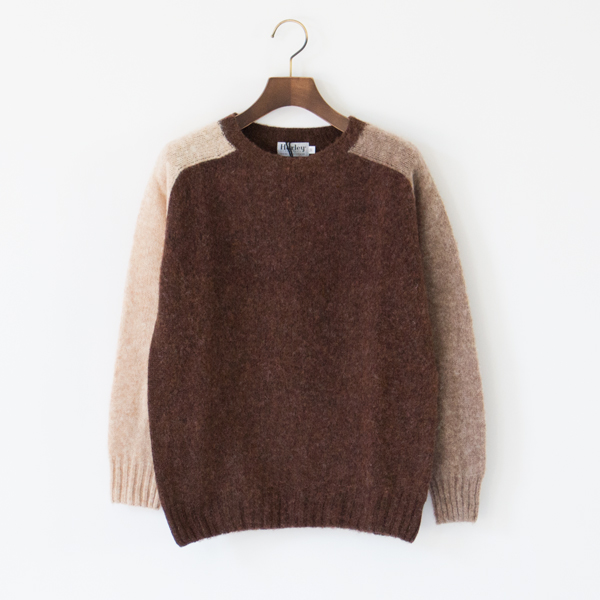 3カラークルーネックニットプルオーバー(COFFEE TUSK NUTMEG) 3カラークルーネックニットプルオーバー(COFFEE TUSK NUTMEG)