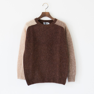 3カラークルーネックニットプルオーバー(COFFEE TUSK NUTMEG) 3カラークルーネックニットプルオーバー(COFFEE TUSK NUTMEG)