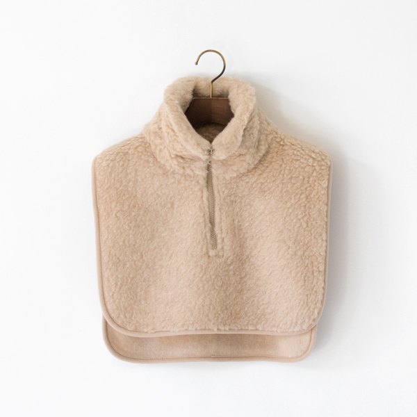 ジップ付きネックウォーマー(BEIGE)