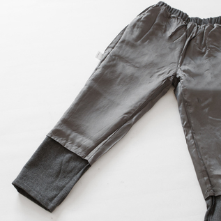 裏地付きでチクチクしません(GREY)