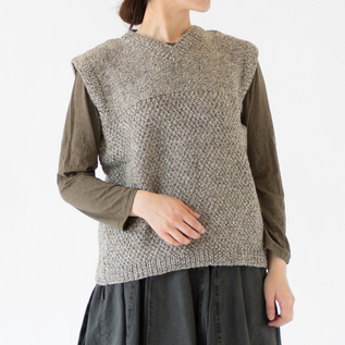 定価2.6万 英国製 ブラックシープ ハンドメイド ウールベスト L 無染色希少 ハンドメイドベスト／BlackSheep (ブラックシープ）｜愛着を持って