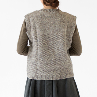 定価2.6万 英国製 ブラックシープ ハンドメイド ウールベスト L 無染色希少 ハンドメイドベスト／BlackSheep (ブラックシープ）｜愛着を持って