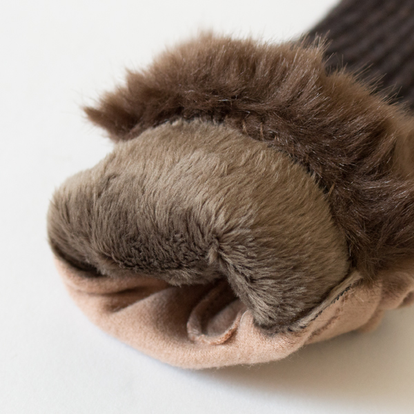 内側もしっかりと暖かい素材です(別注 BROWN) 内側もしっかりと暖かい素材です(別注 BROWN)