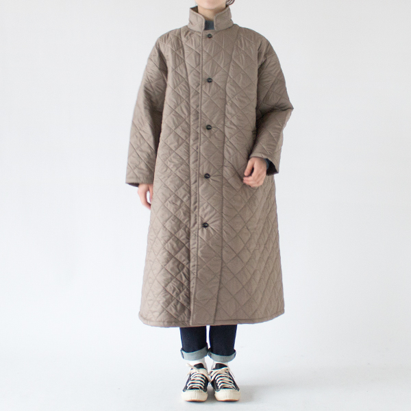 キルティングラボコート(GREIGE)162cm キルティングラボコート(GREIGE)162cm