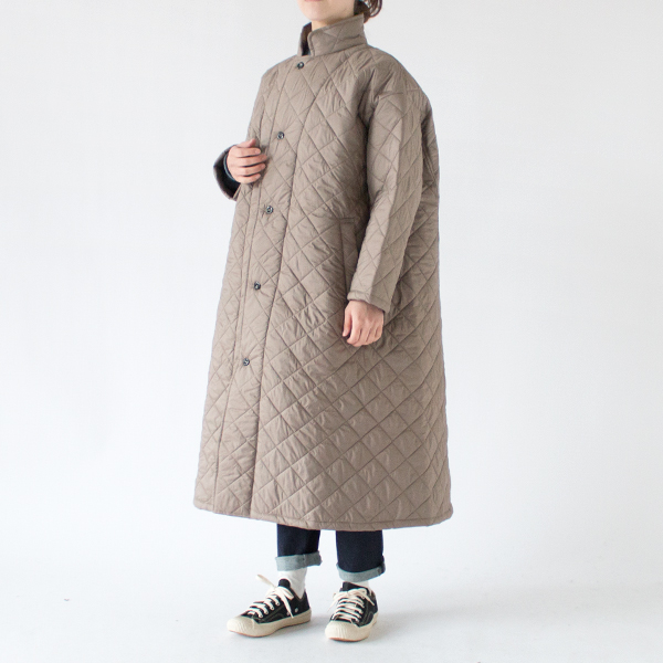 キルティングラボコート(GREIGE)162cm キルティングラボコート(GREIGE)162cm