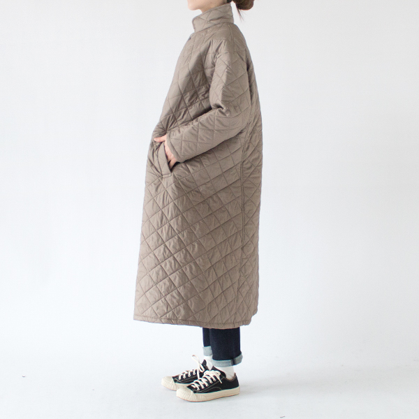 キルティングラボコート(GREIGE)162cm キルティングラボコート(GREIGE)162cm