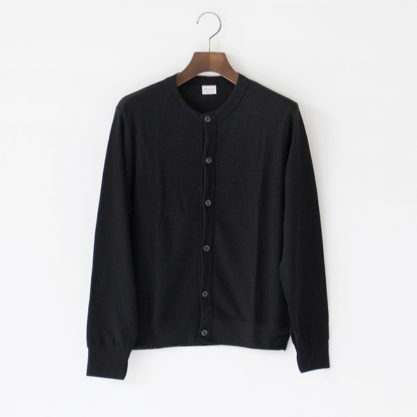 クルーネックカーディガン(NERO) クルーネックカーディガン(NERO)