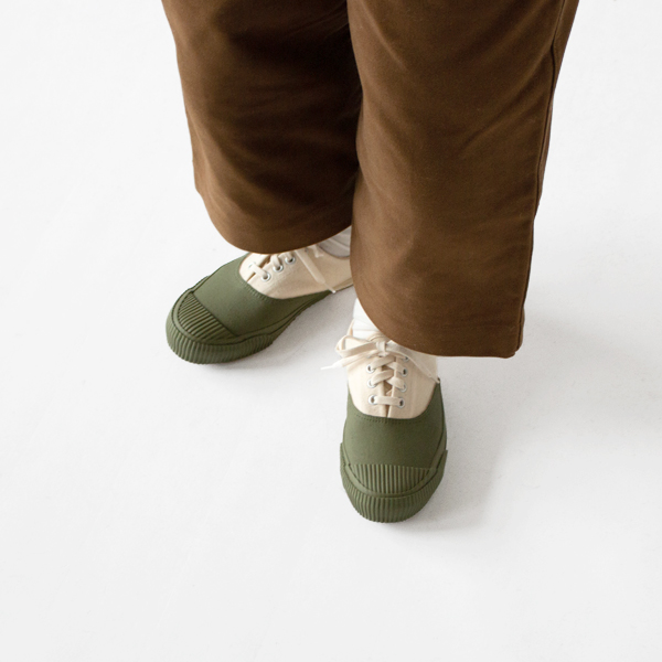 SHELLCAP DECK　HAND PAINTED OLIVE