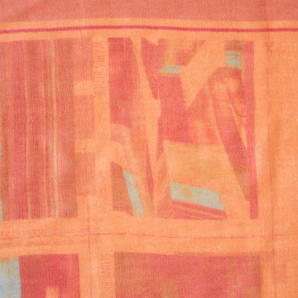 JOURNEY OF THE SCARF teracotta