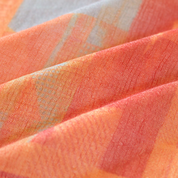 JOURNEY OF THE SCARF teracotta