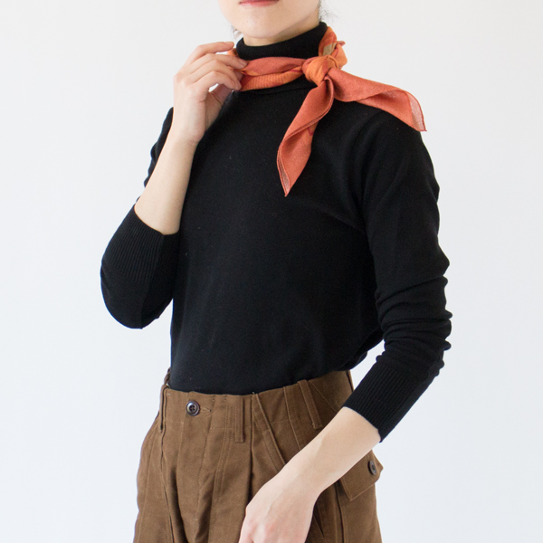 JOURNEY OF THE SCARF teracotta