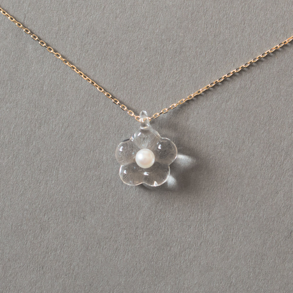 【別注】PEARL K10 ウメ(ネックレス)