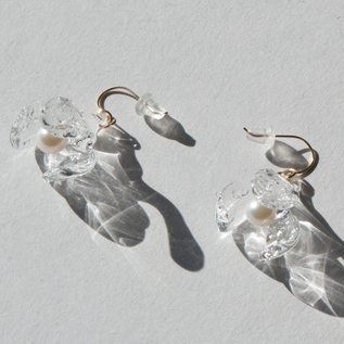【別注】PEARL K10 ルナリア(ピアス) 【別注】PEARL K10 ルナリア(ピアス)