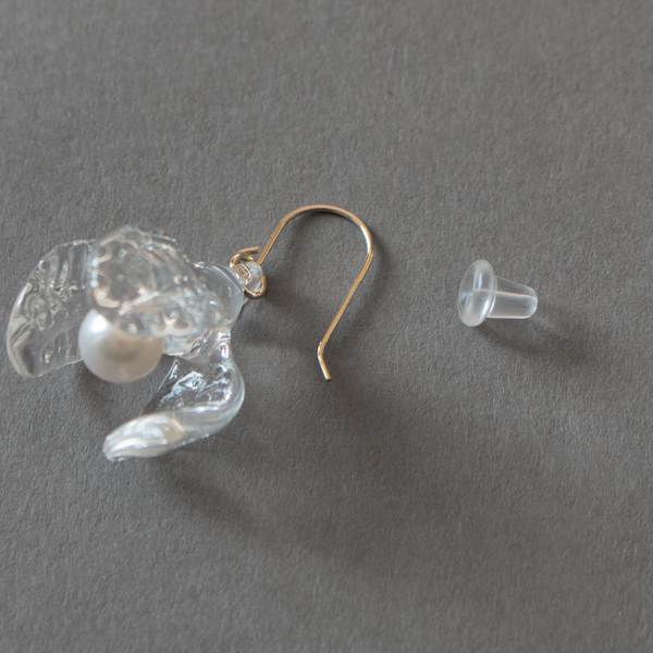 【別注】PEARL K10 ルナリア(ピアス)